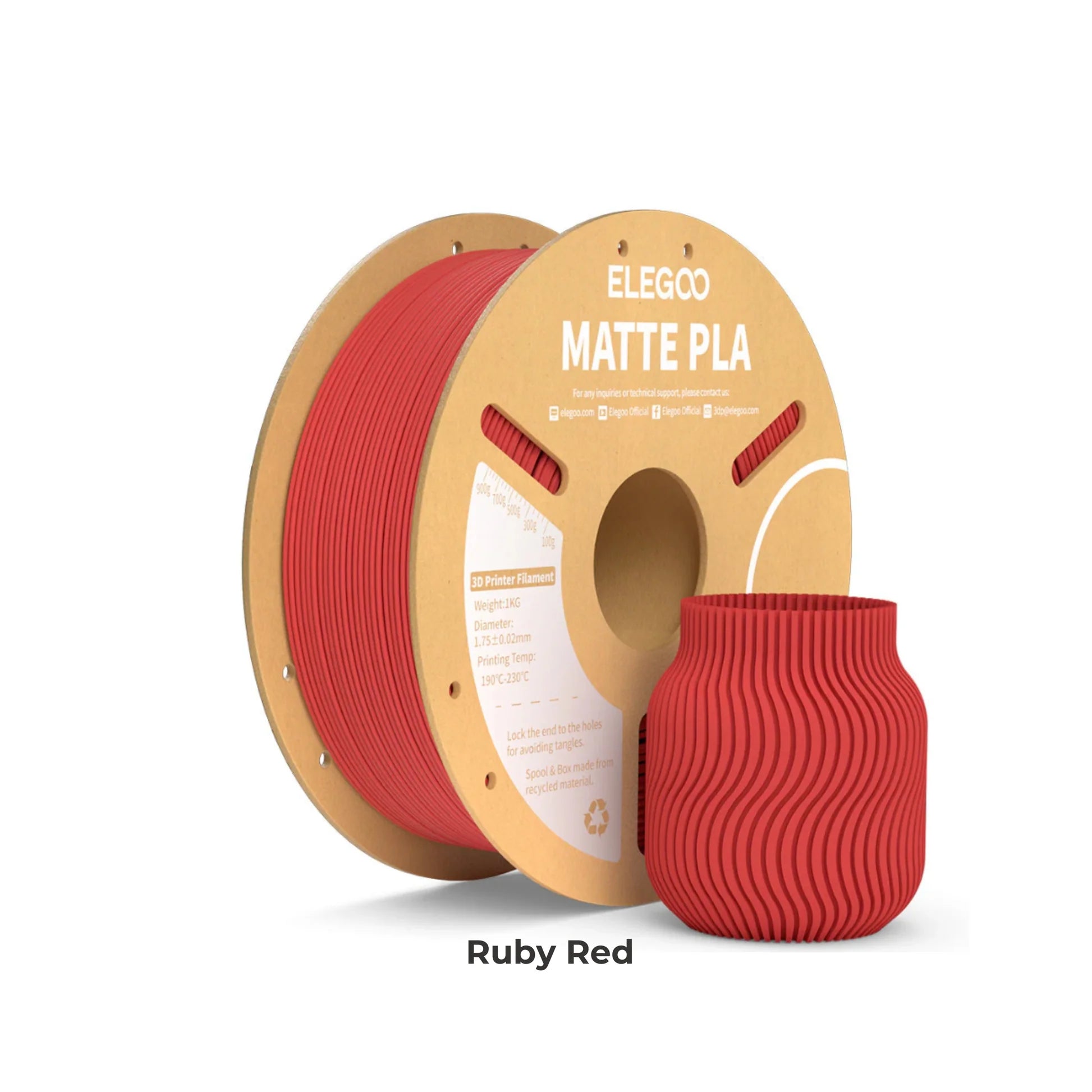 Elegoo PLA Matte Filament Polymaker Panchroma Satin PLA Filament compatible with Creality K2 Plus Combo, Bambu Lab, Hi Combo | Dimensional Accuracy +/- 0.02 mm, Compatible with Most FDM Printer