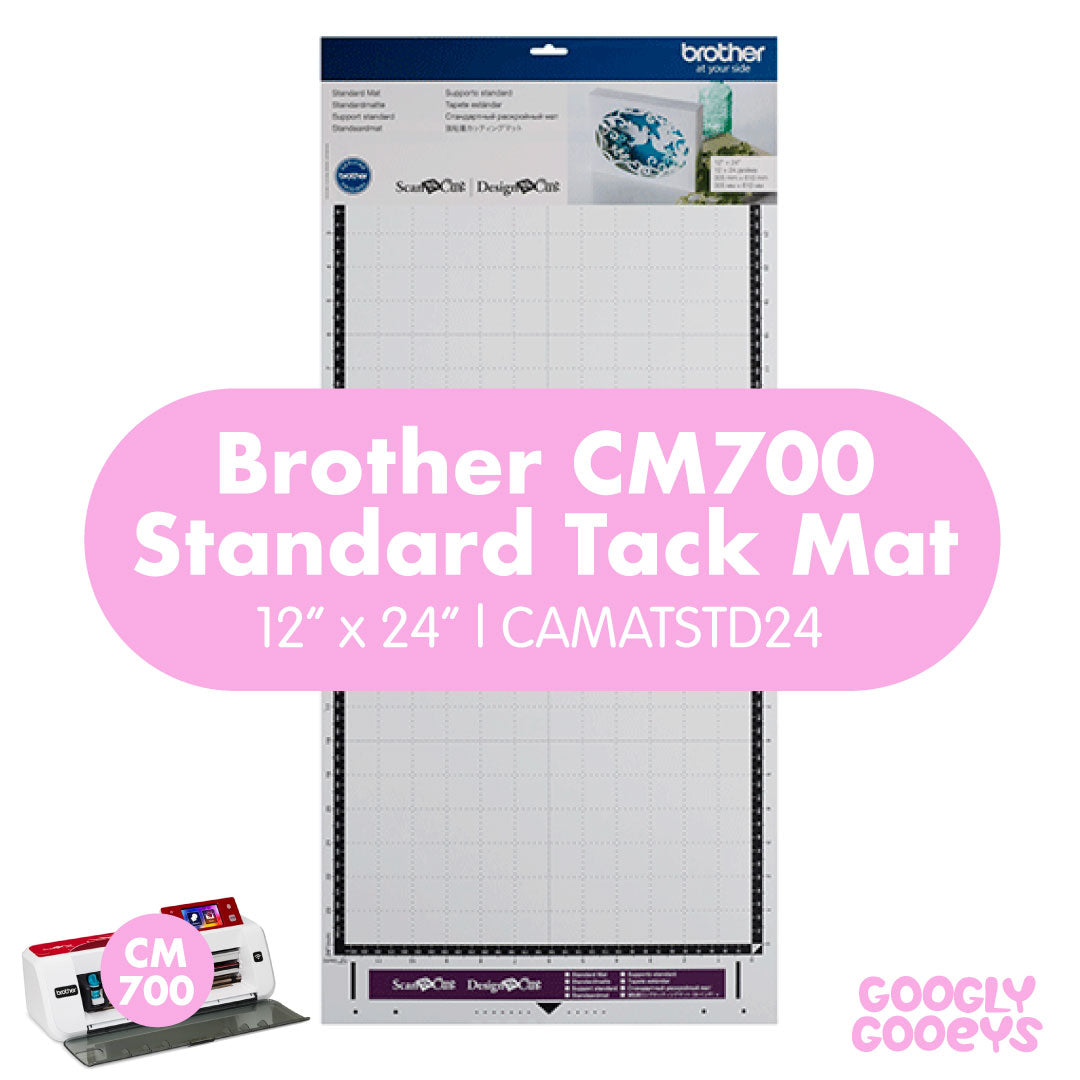 Brother CM700 CM 700 Standard Tack Adhesive Mat | 12x12in CAMATSTD12 and 12 x 24 CAMATSTD24