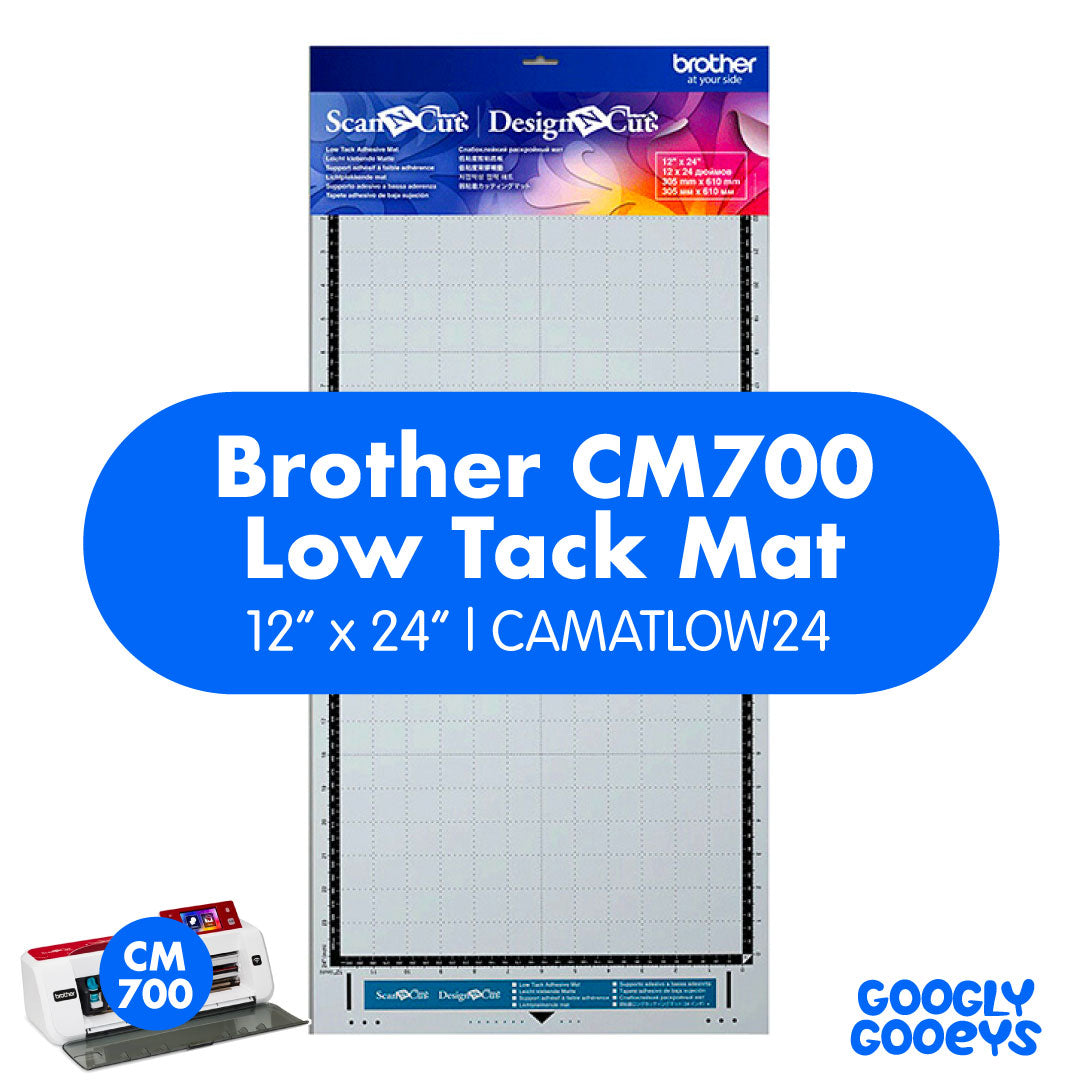 Brother CM700 CM 700 Low Tack Adhesive Mat | CAMATLOW12 12x12in and CAMATLOW24 12x24in