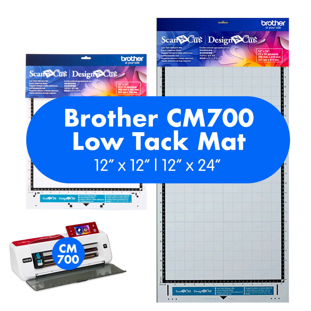 Brother CM700 CM 700 Low Tack Adhesive Mat | CAMATLOW12 12x12in and CAMATLOW24 12x24in