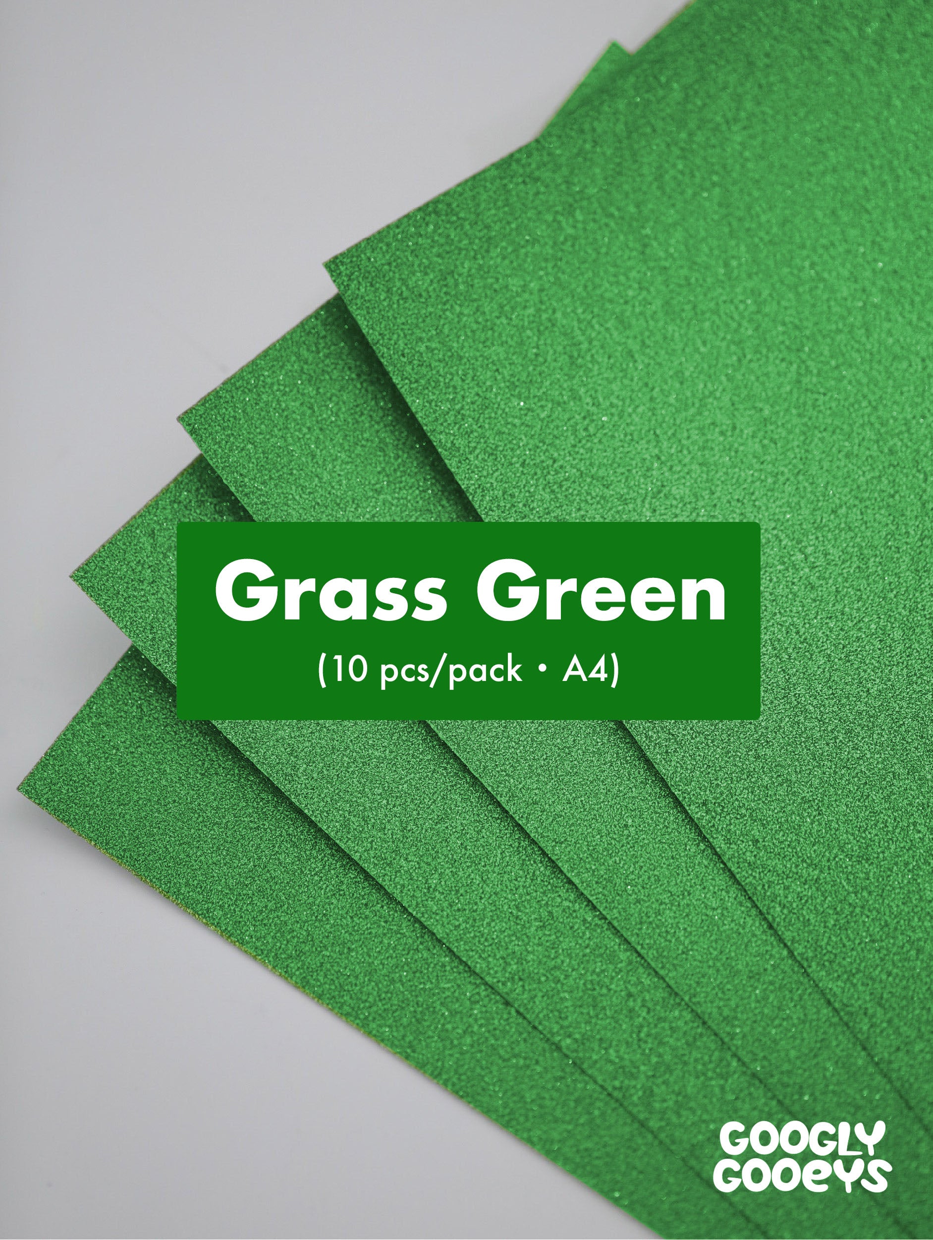 Googly Gooeys Glitter Cardstock for Crafting Projects | 200-250gsm (A4)