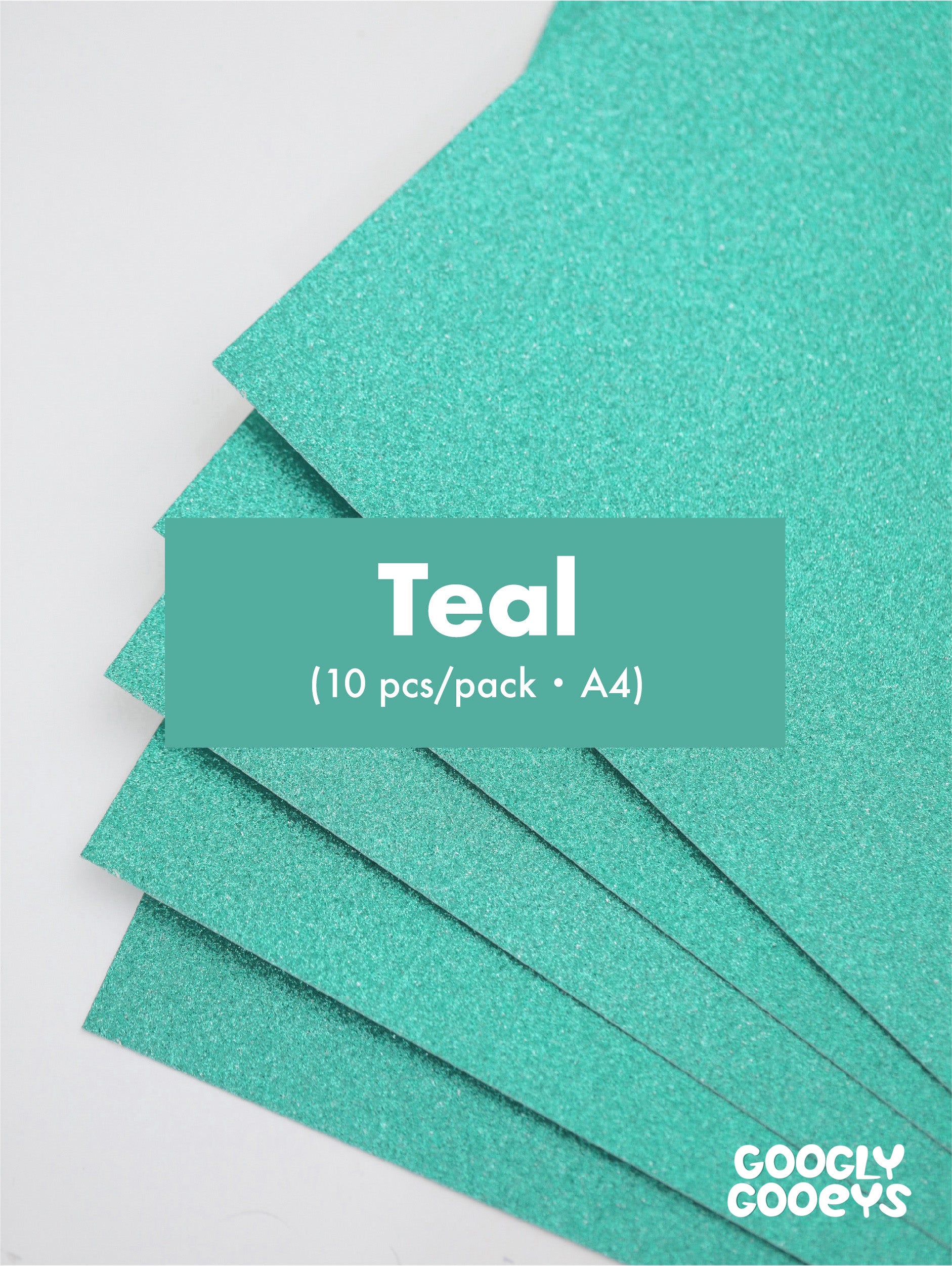 Googly Gooeys Glitter Cardstock for Crafting Projects | 200-250gsm (A4)