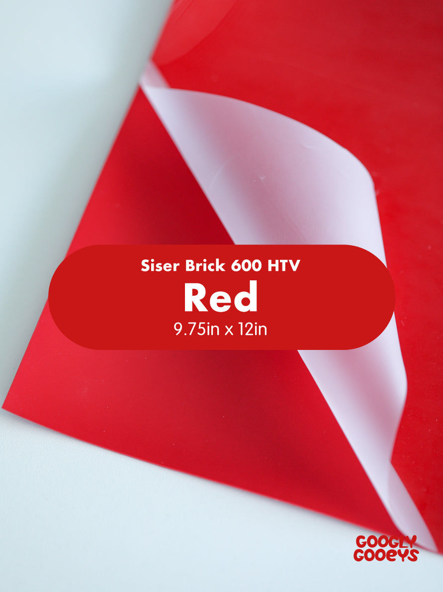 Siser Brick 600 Heat Transfer Vinyl (HTV) Iron-On for Shirts Bags Caps | 9.75in x 12in