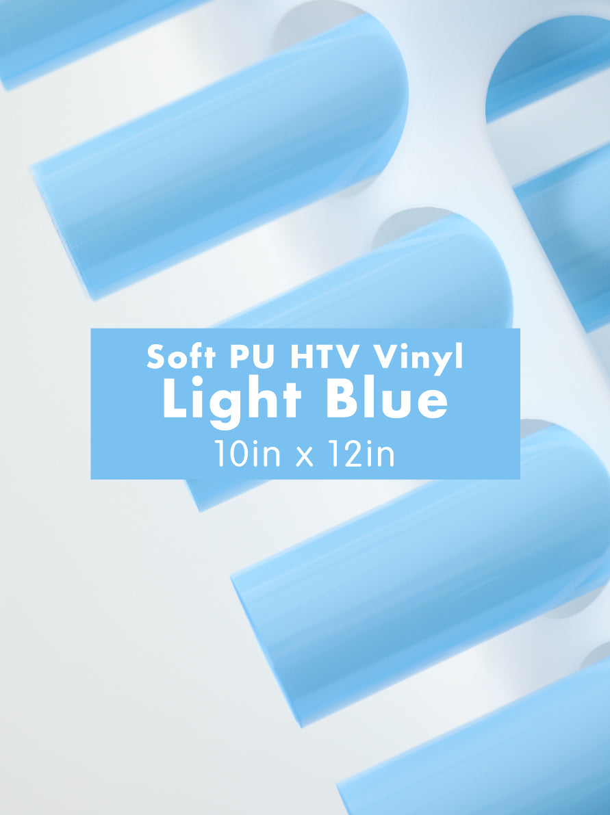 Googly Gooeys HTV Heat Transfer Iron-on Vinyl (Soft PU Pastels)| 10x12in Sheet