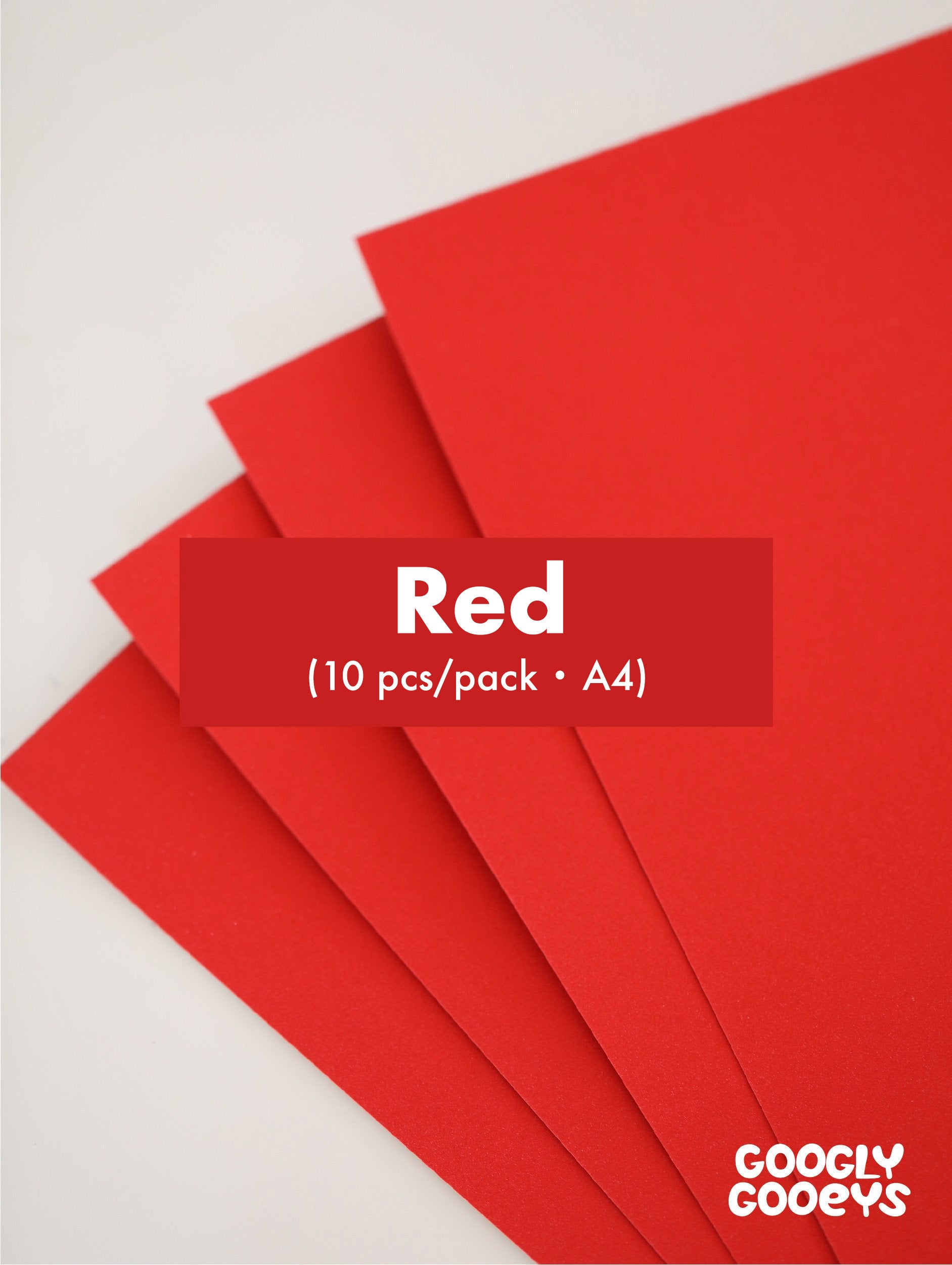 Googly Gooeys Glitter Cardstock for Crafting Projects | 200-250gsm (A4)