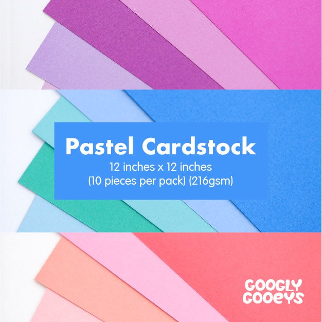 Smooth Pastel Cardstock (12x 12 inch) | for Cake Toppers Wedding Invitation Card