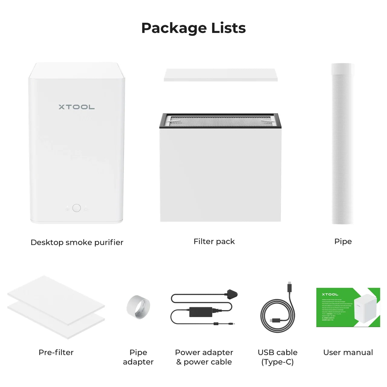 xTool Desktop Smoke Purifier