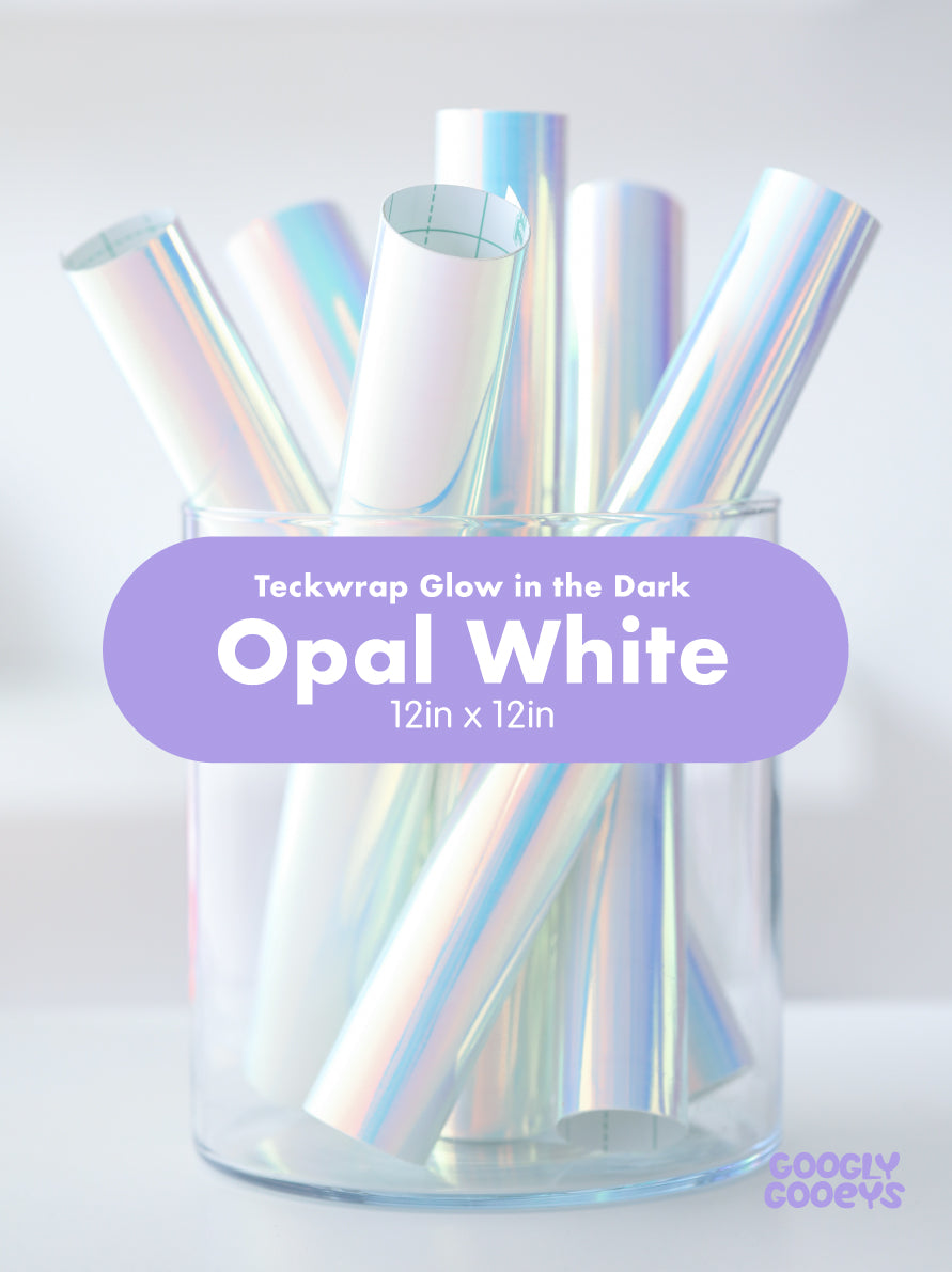 Teckwrap Glow in the Dark Adhesive Vinyl Stickers | 12in x 12in