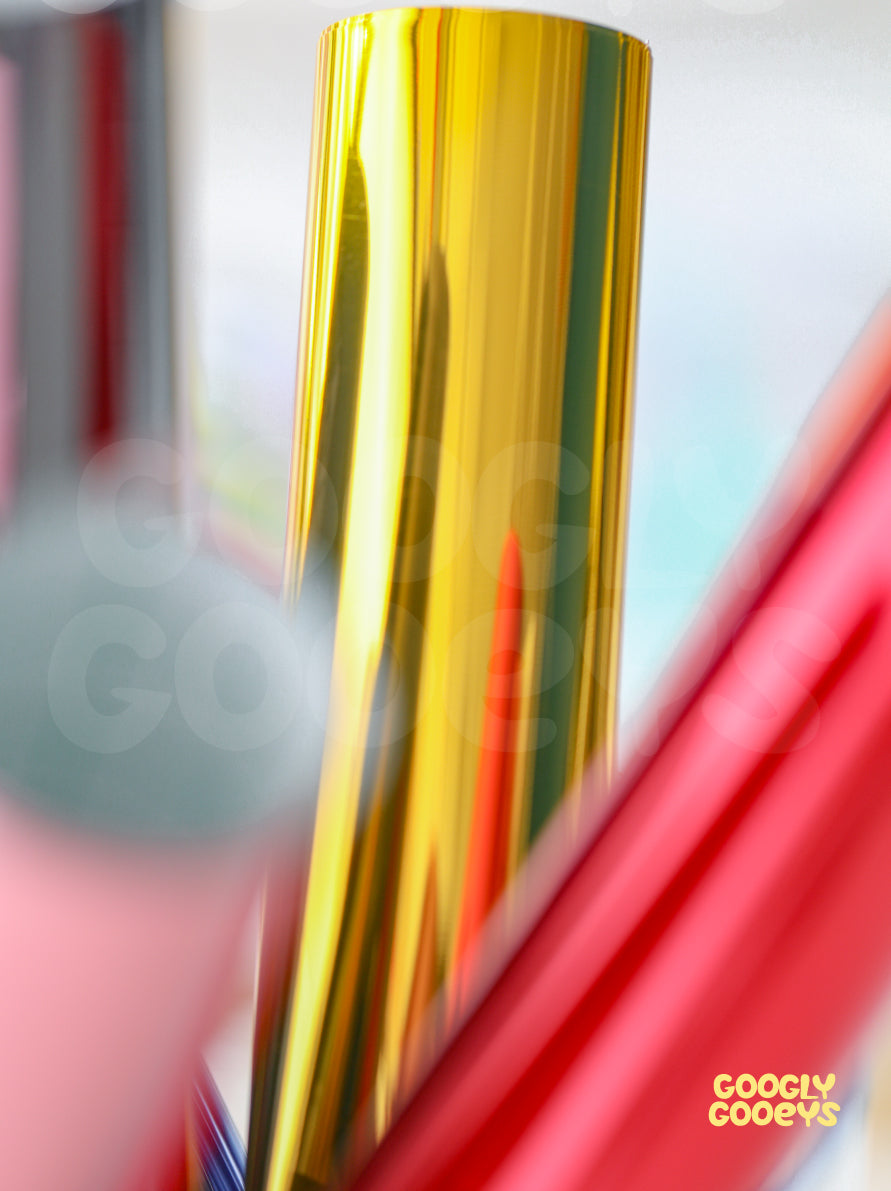 Teckwrap Bubble Free Mirror Chrome Adhesive Vinyl Stickers | 12in x 12in