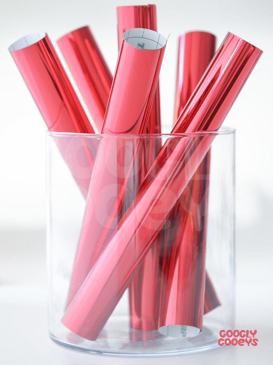 Teckwrap Bubble Free Mirror Chrome Adhesive Vinyl Stickers | 12in x 12in