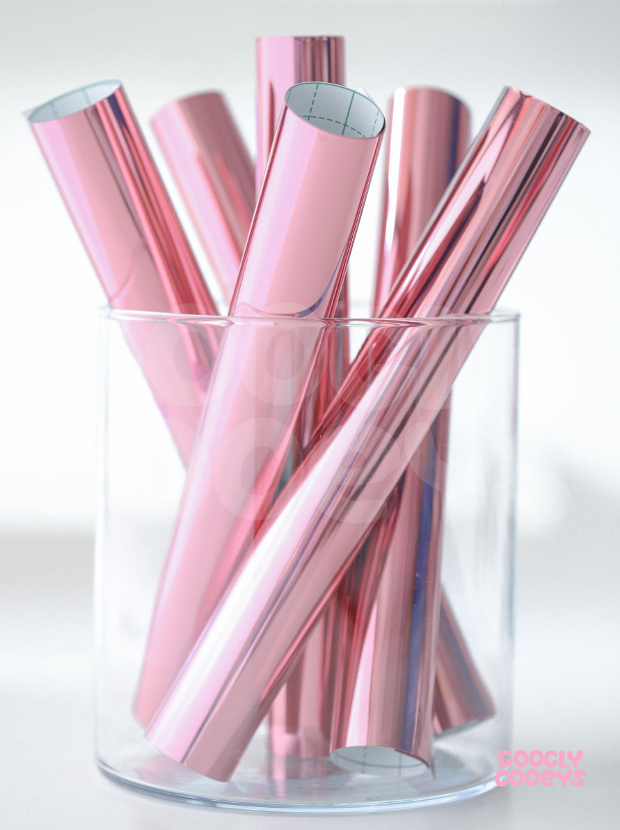Teckwrap Mirror Chrome Adhesive Vinyl Stickers | 12in x 12in.