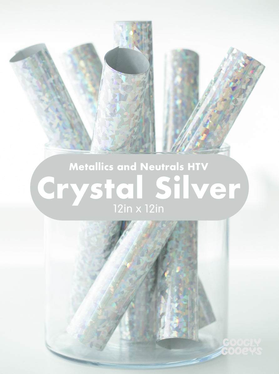 Metallics and Neutrals HTV Heat Transfer Iron-on Vinyl| 10x12in Sheet