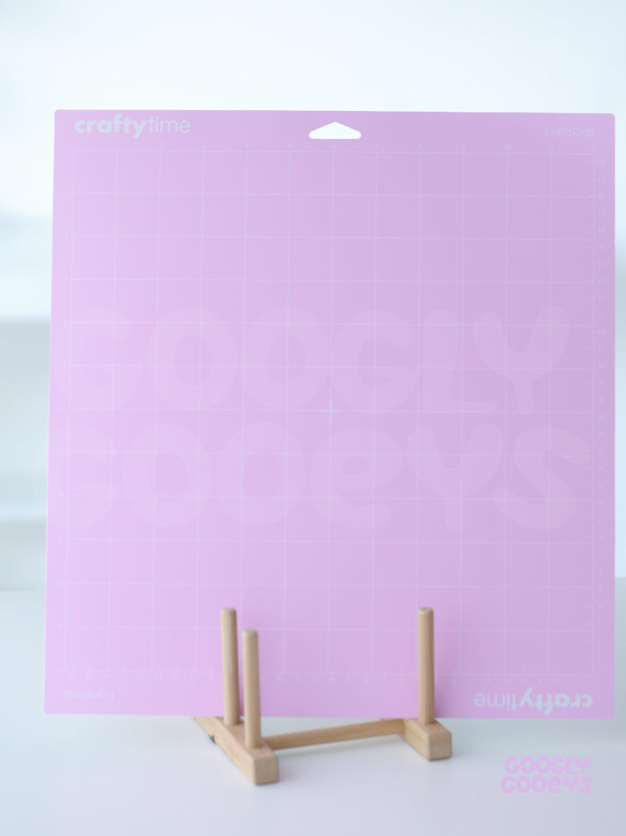 Crafty Time Cutting Mat Compatible with Cricut, Cameo, Siser (12in x 12in / 12in x 24in / 8.5in x 12in)