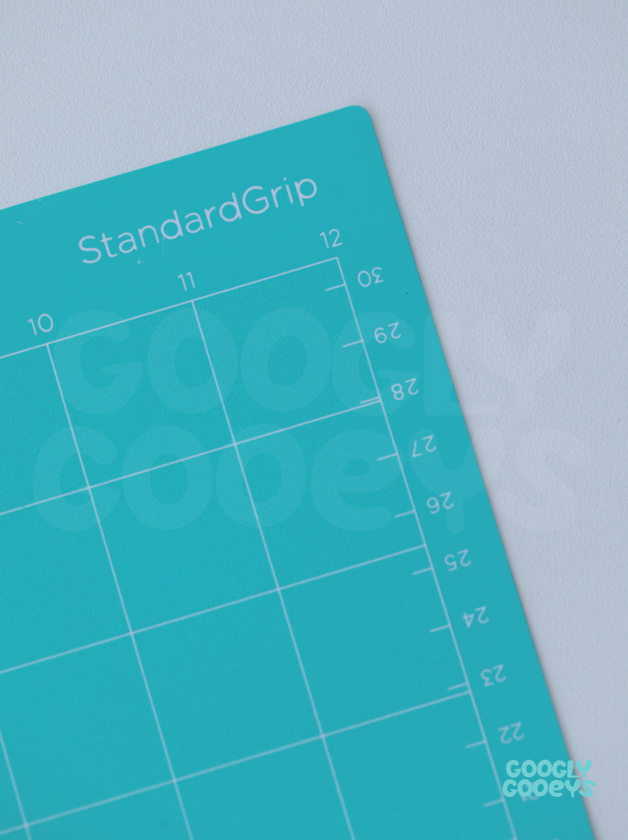 Crafty Time Cutting Mat Compatible with Cricut, Cameo, Siser (12in x 12in / 12in x 24in / 8.5in x 12in)