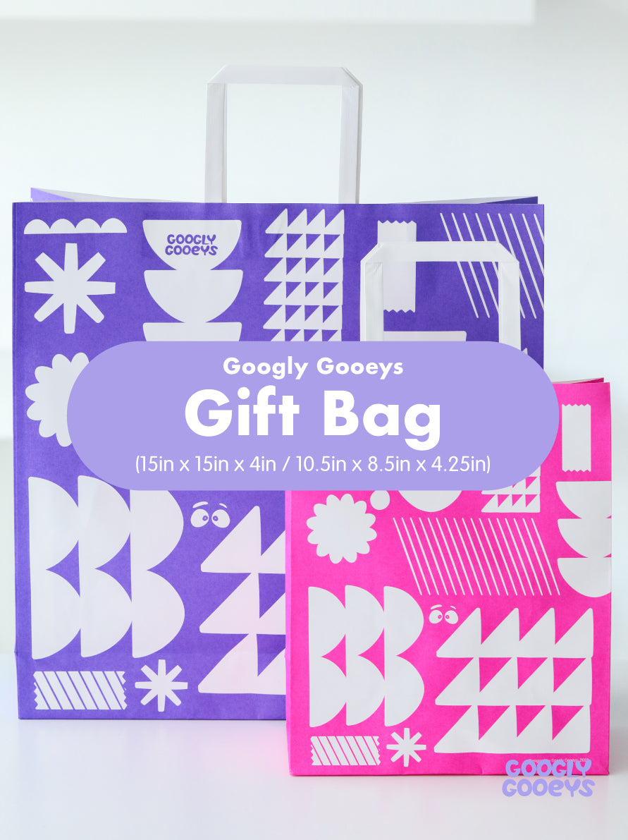 Googly Gooeys Gift Bags Plain Printed for Gifting Birthday Loot Gift Handbag Tote
