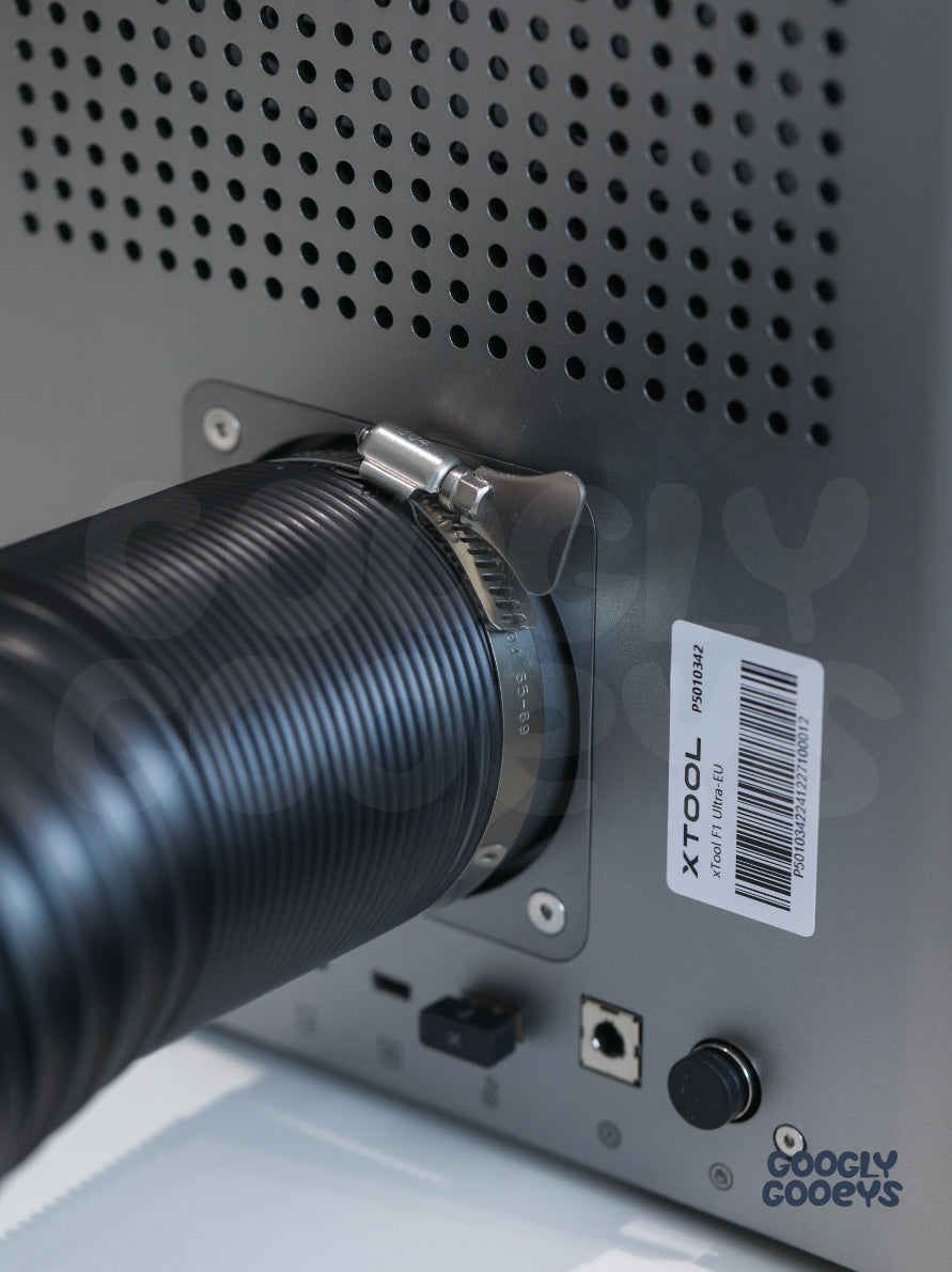 xTool | SafetyPro IF2 Hyper Flow Inline Duct Fan for xTool M1, xTool F1, M1 Ultra, F1 Ultra