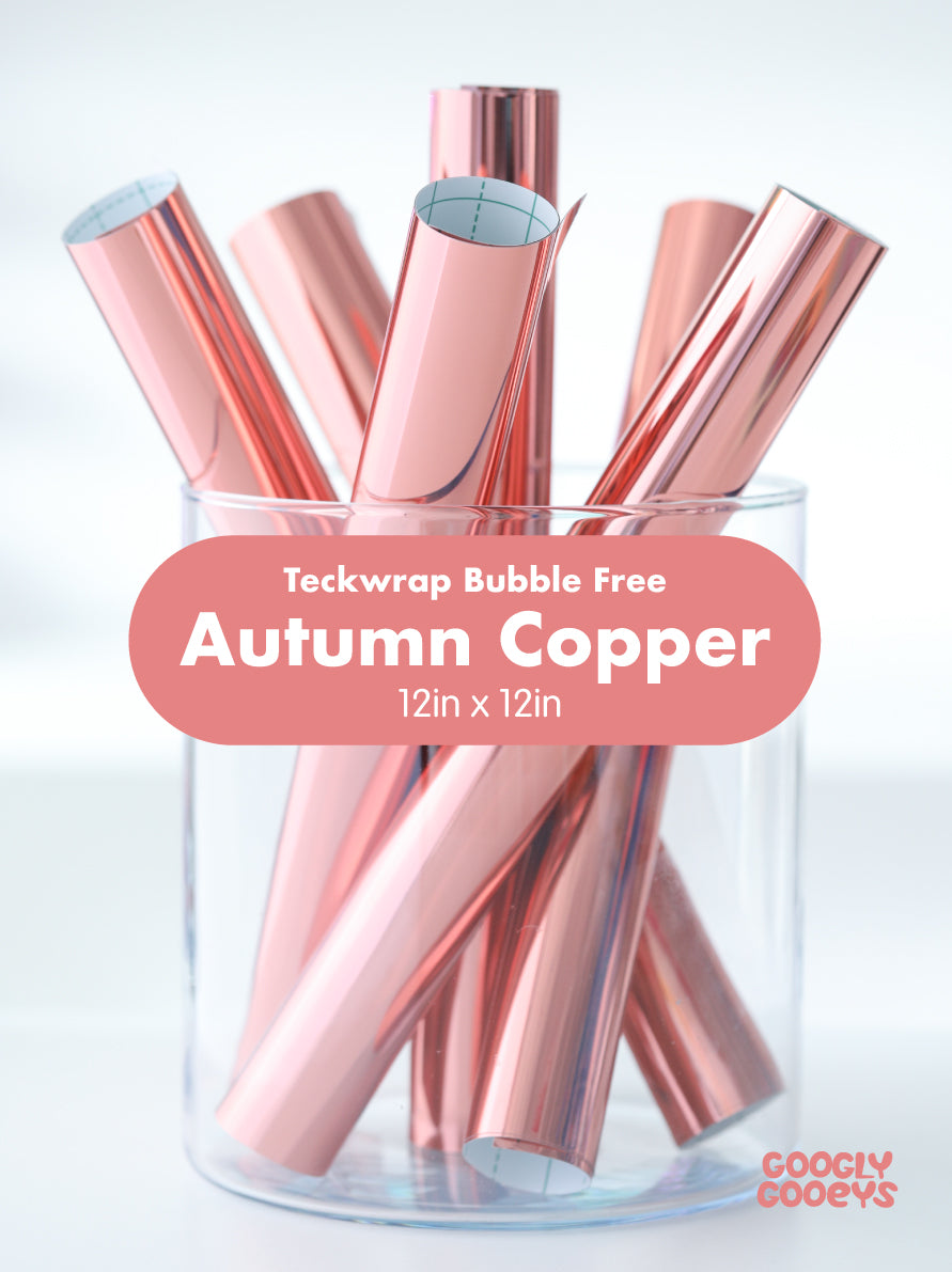 Teckwrap Bubble Free Mirror Chrome Adhesive Vinyl Stickers | 12in x 12in