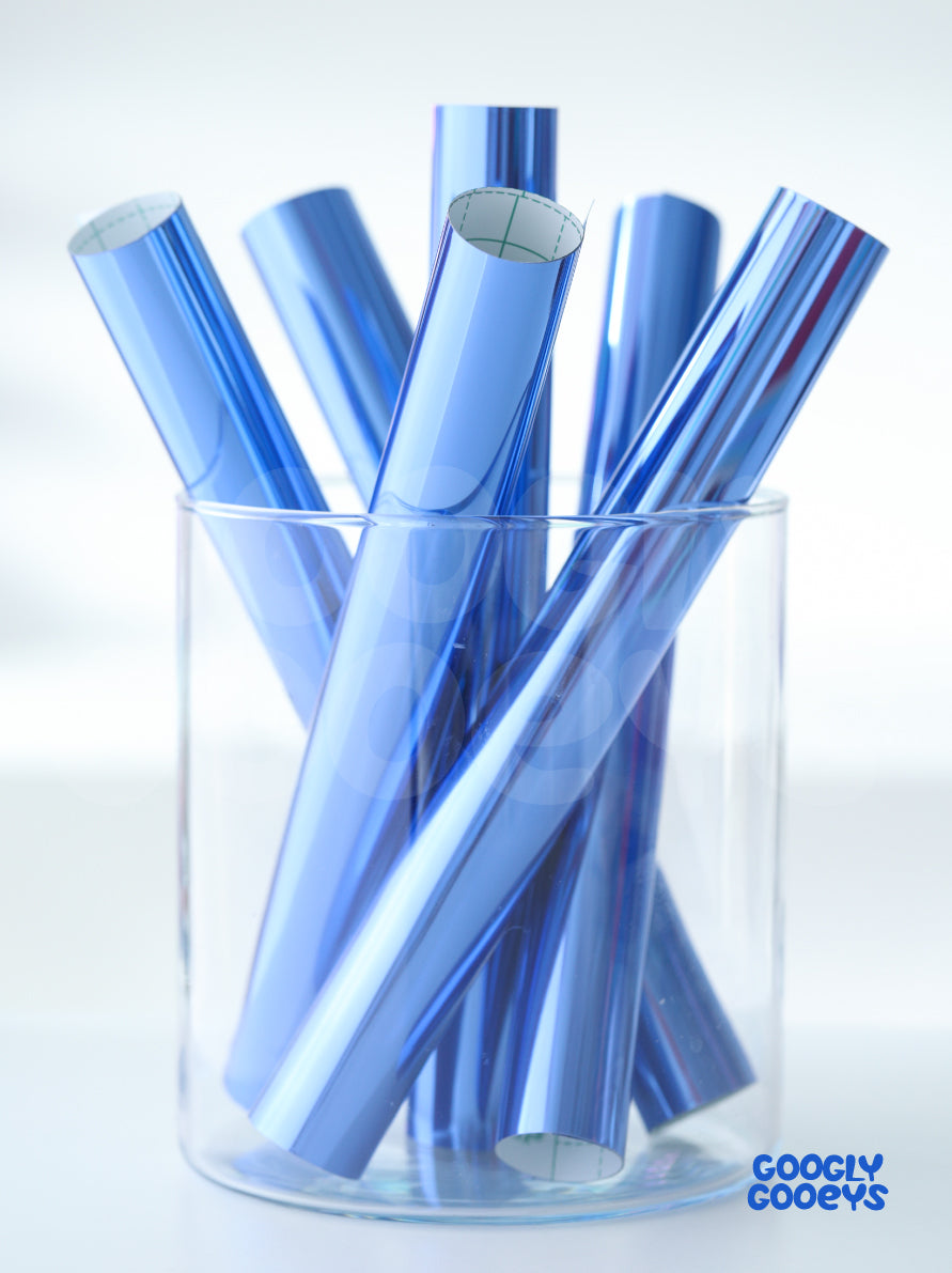 Teckwrap Bubble Free Mirror Chrome Adhesive Vinyl Stickers | 12in x 12in