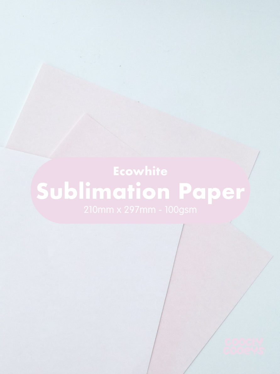 Eco White Sublimation Paper | (A4) 8.5in x 11in