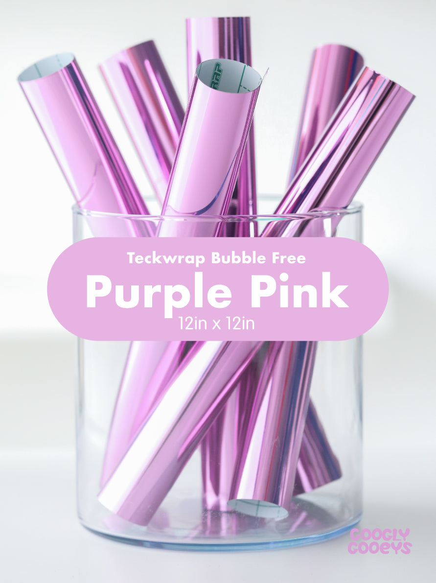 Teckwrap Bubble Free Mirror Chrome Adhesive Vinyl Stickers | 12in x 12in