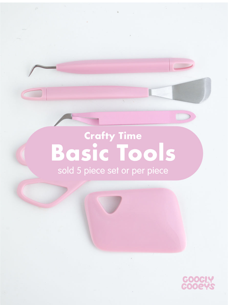 Crafty Time Basic Vinyl Weeding Tool Set | Scissors Tweezer Spatula Weeder Scraper