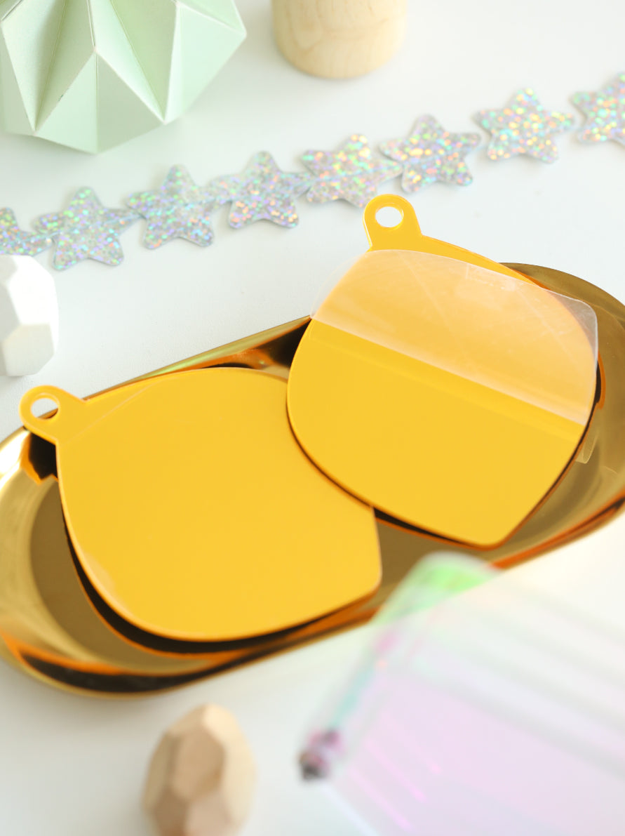 Acrylic Christmas Ornaments 2mm | Mirror Chrome & Rainbow