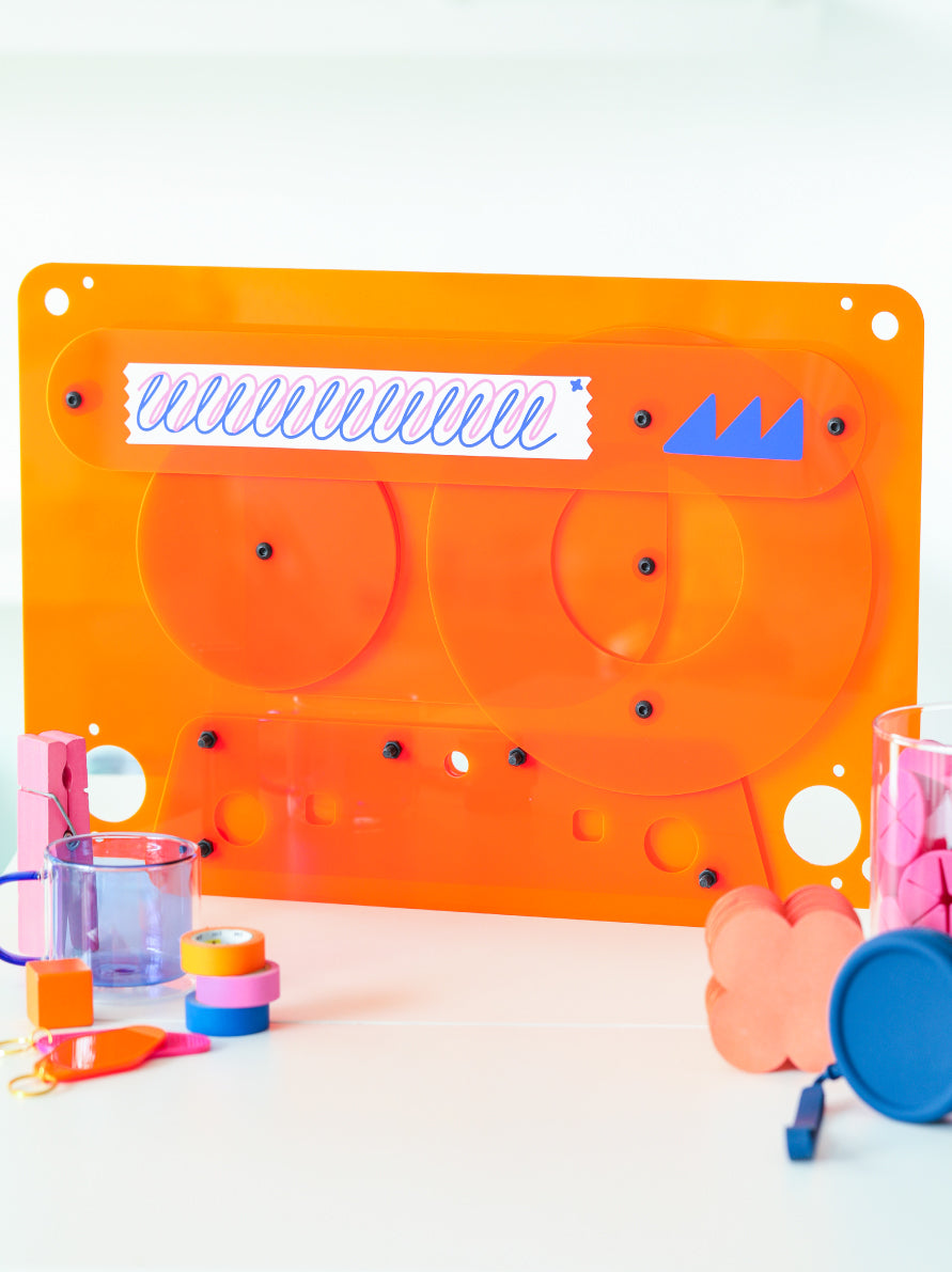 Acrylic Nostalgia Vinyl on Acrylic Artwork 35cm x 54xm