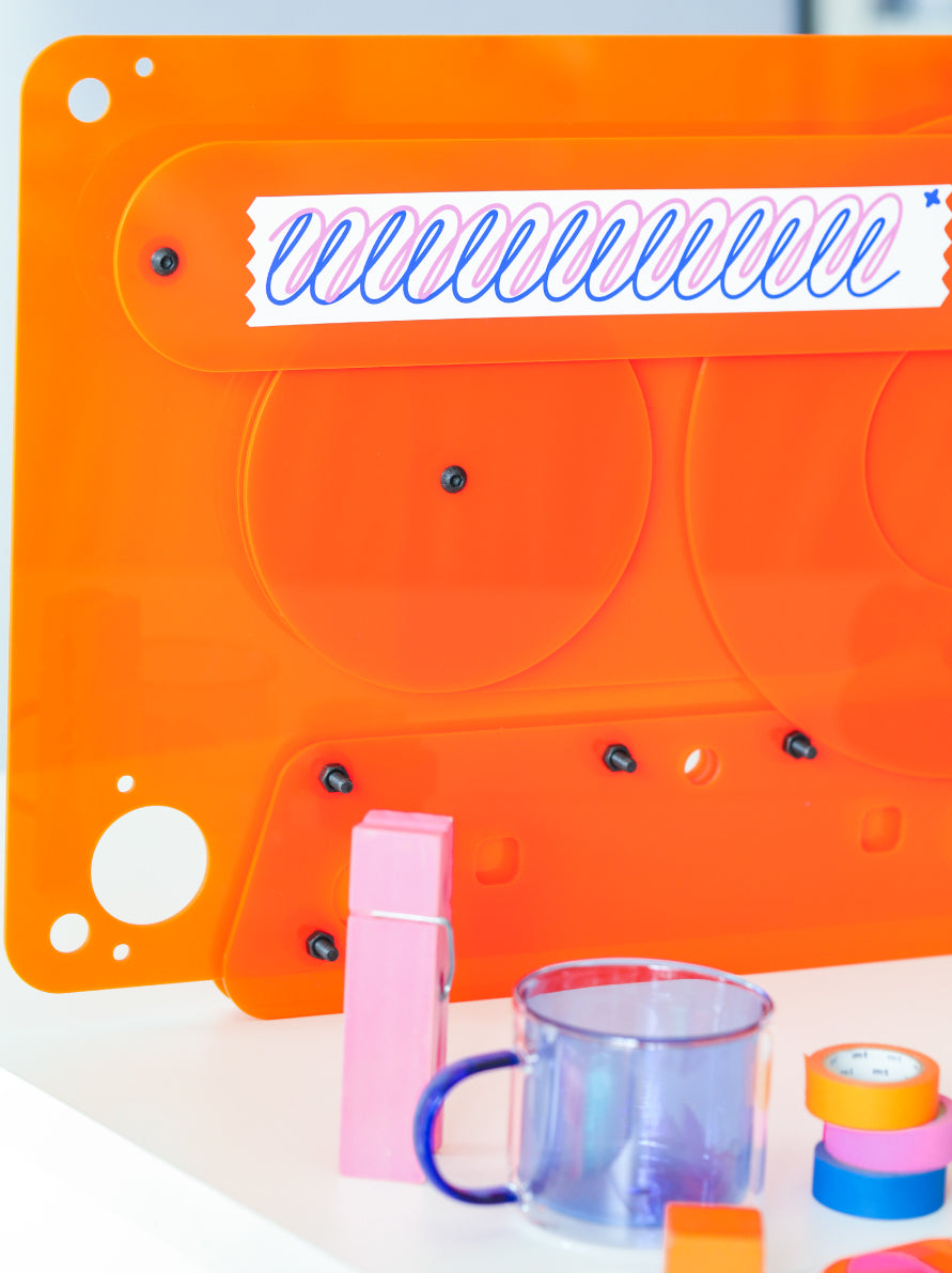 Acrylic Nostalgia Vinyl on Acrylic Artwork 35cm x 54xm