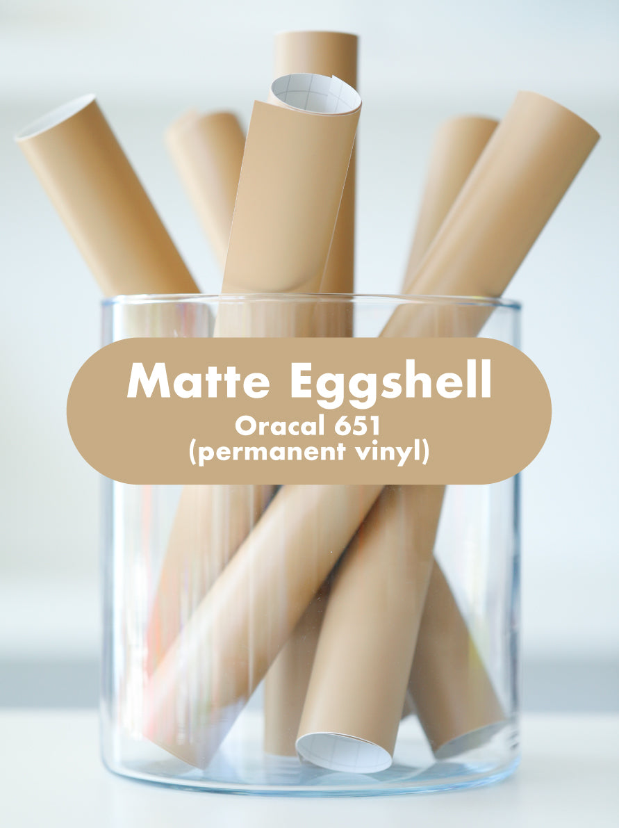 Glossy & Matte Neutrals | Oracal 651 Adhesive Vinyl Stickers 12x12