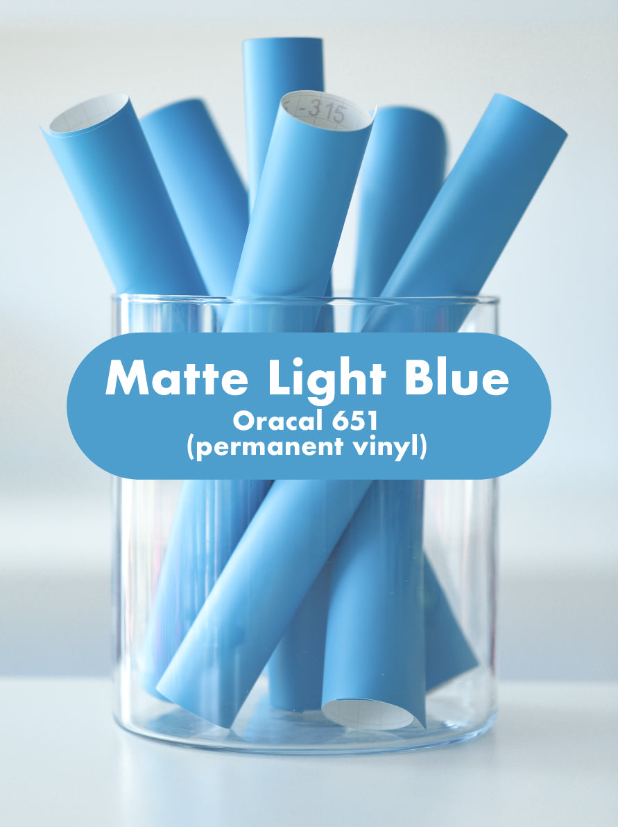 Matte | Oracal 651 Hi-lite Vinyl Stickers Cricut Cutting Machines 12x12