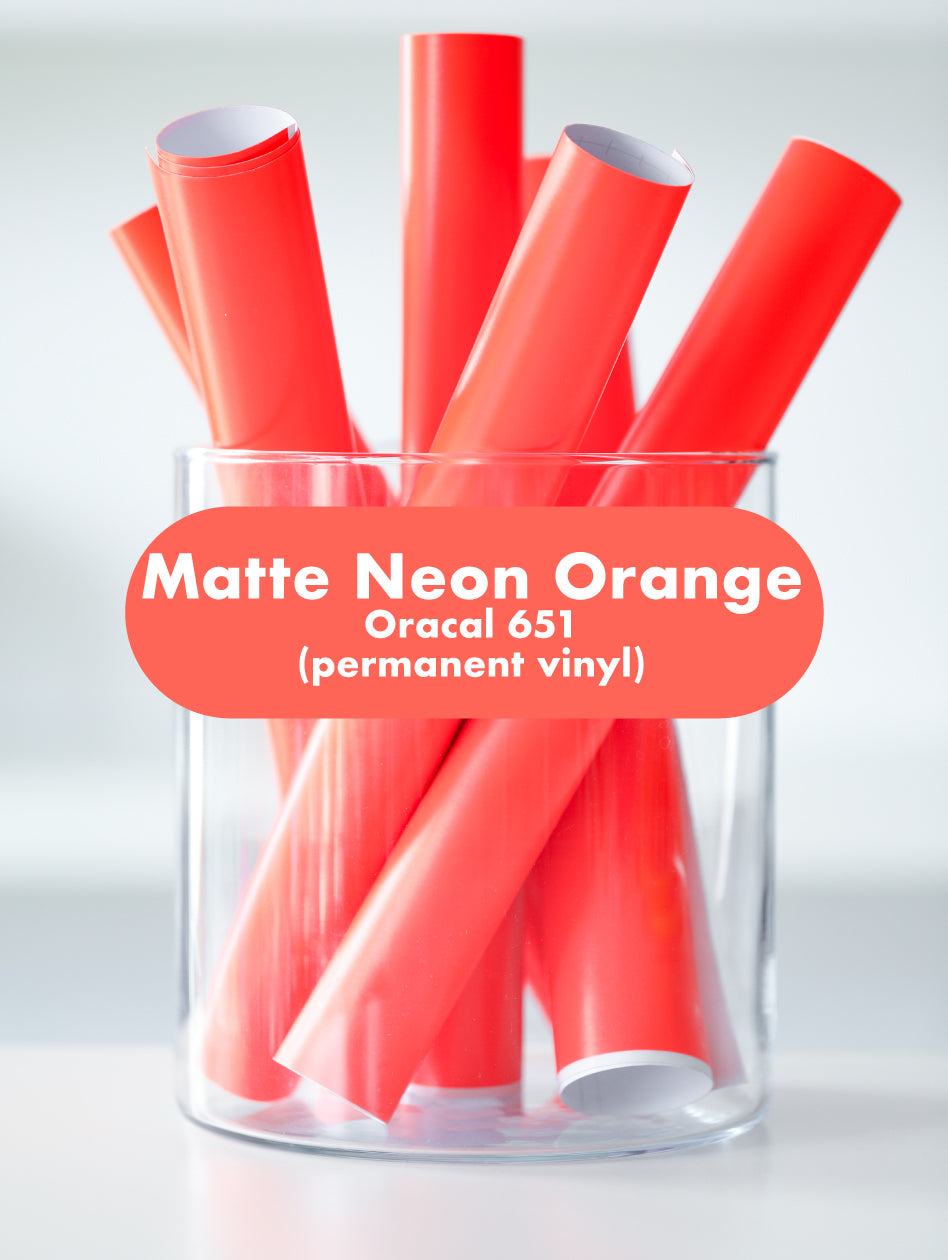Matte | Oracal 651 Hi-lite Vinyl Stickers Cricut Cutting Machines 12x12