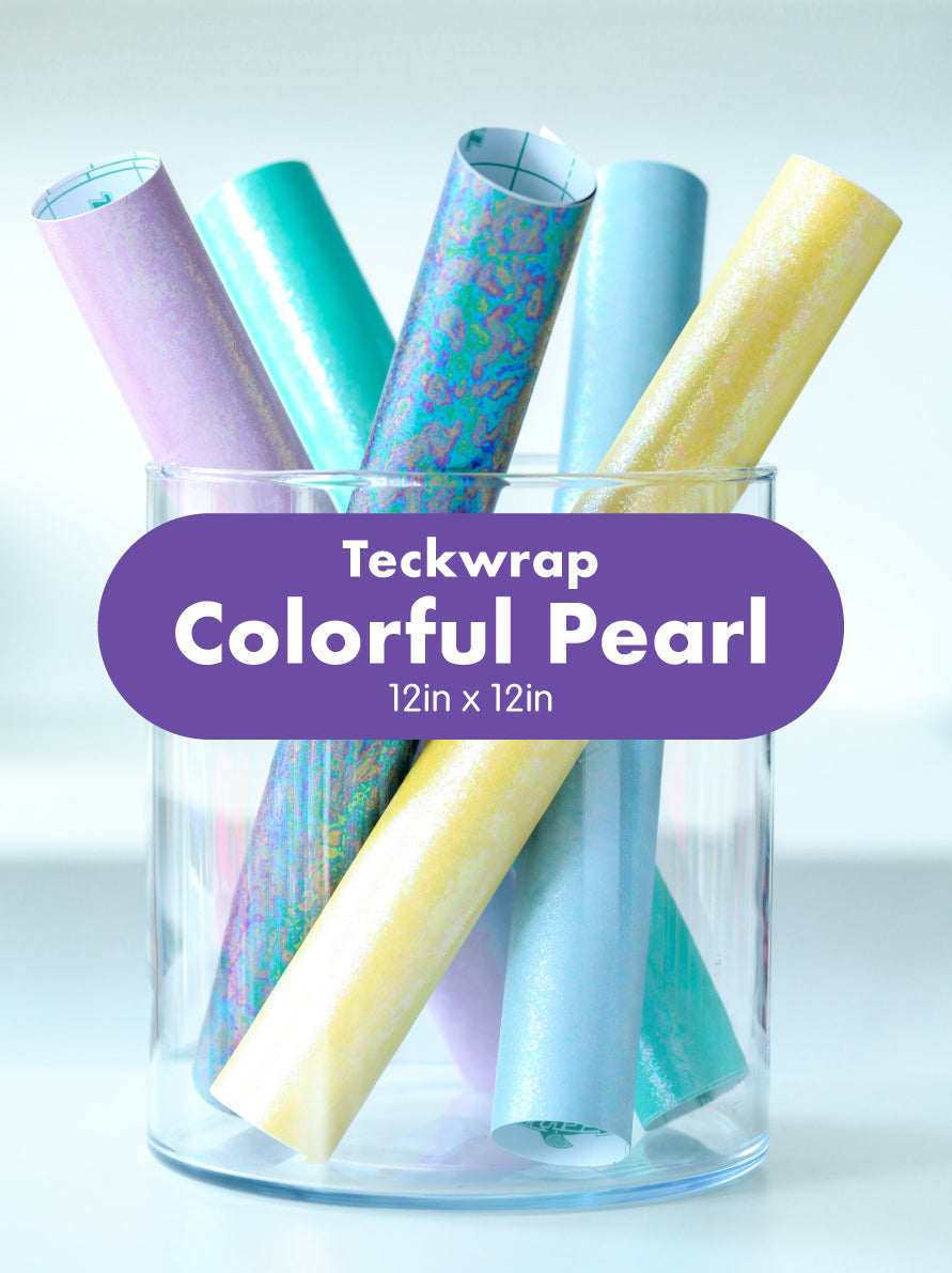 Teckwrap Colorful Pearl Adhesive Vinyl Sticker | 12in x 12in