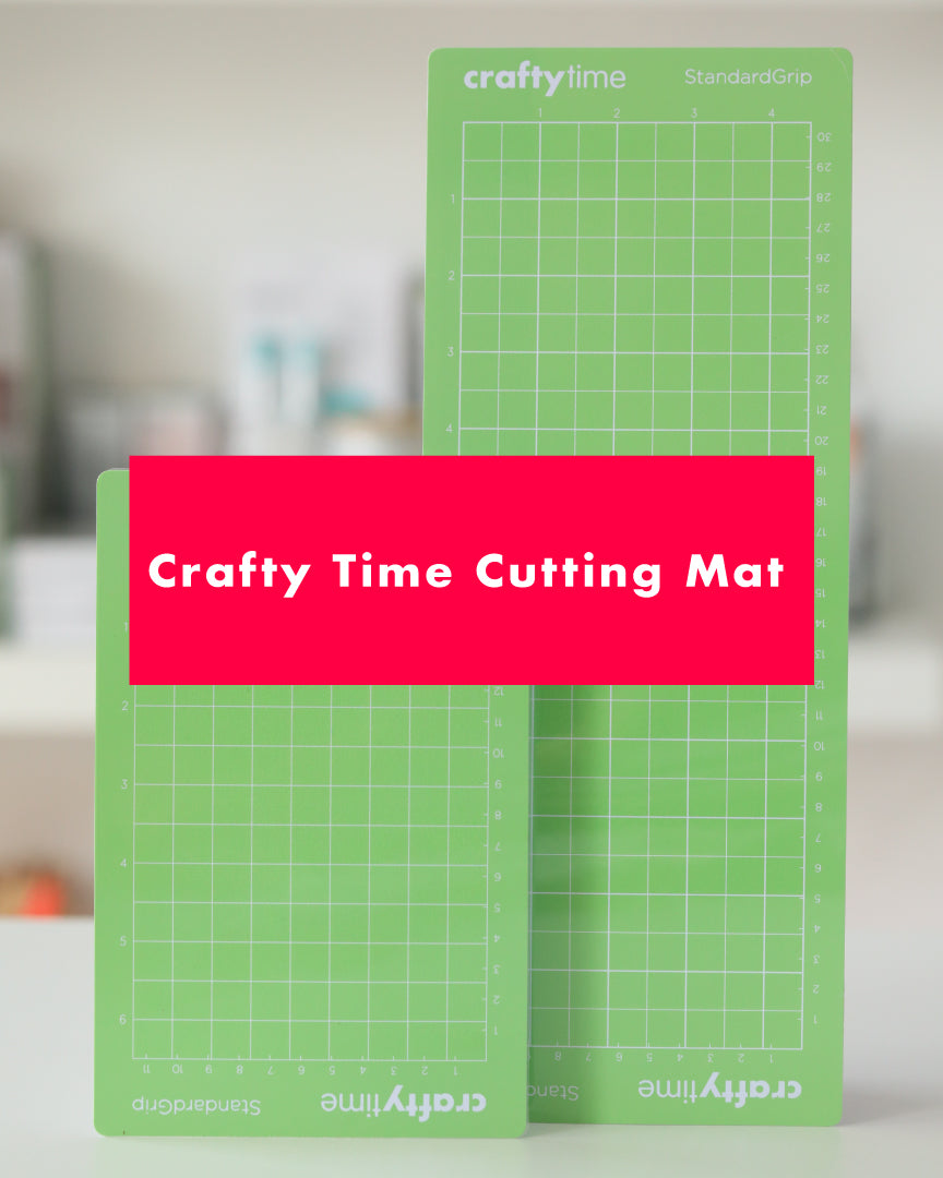 Crafty Time Cutting Mat Standard Grip Compatible to Cricut Joy | 4x6in 4x12in