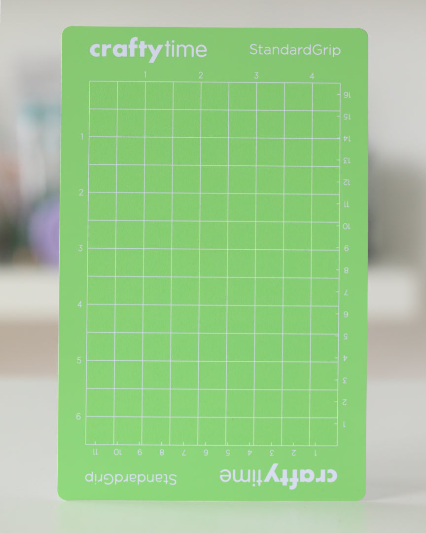 Crafty Time Cutting Mat Standard Grip Compatible to Cricut Joy | 4x6in 4x12in