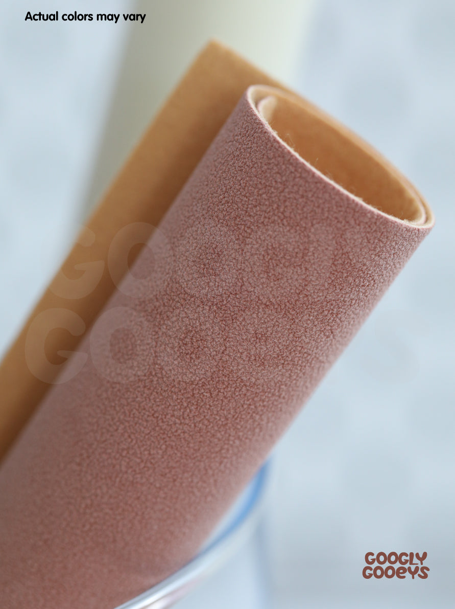 Faux Suede Leather | 21cm x 30cm