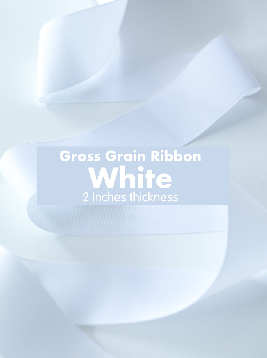 Gross Grain Ribbons 5 cm thickness (per roll / 5 yards)