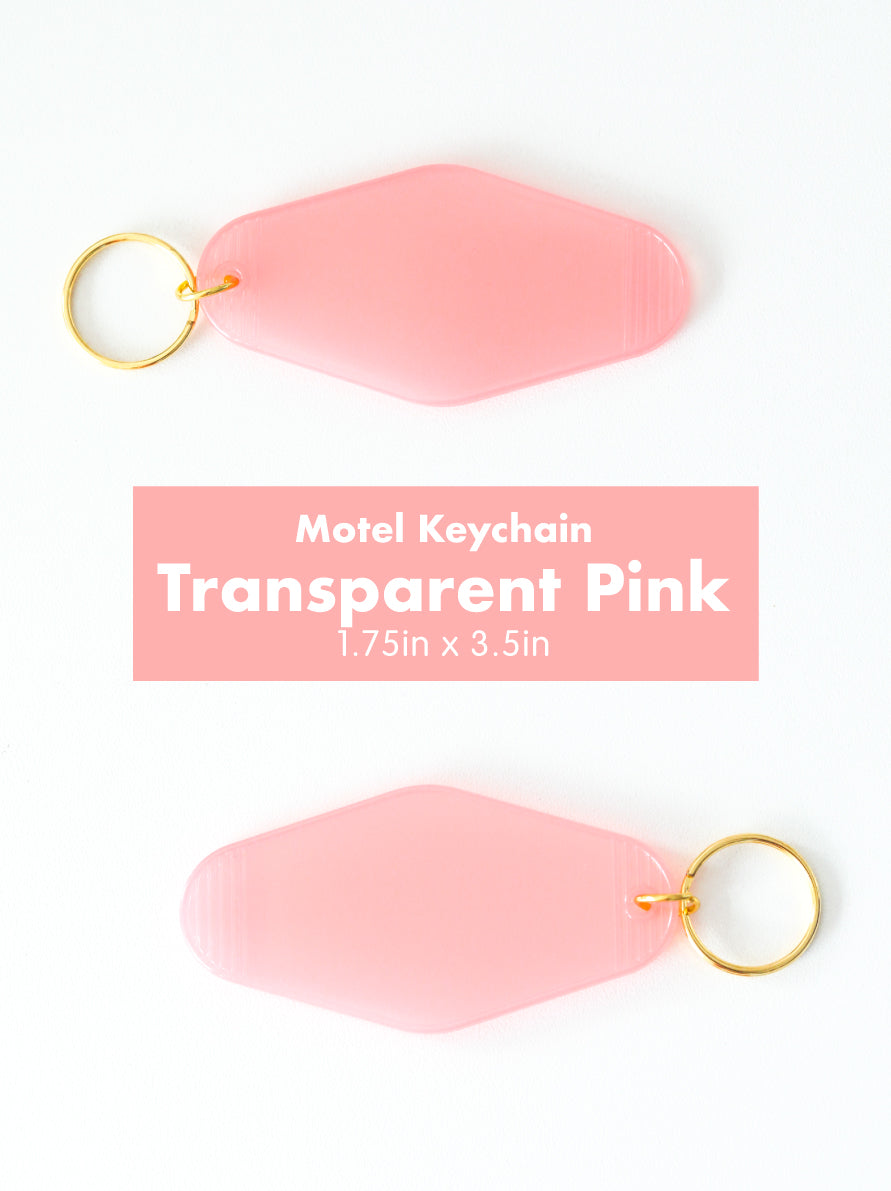 Motel Keychain | Customize DIY Arts Craft Material Souvenir