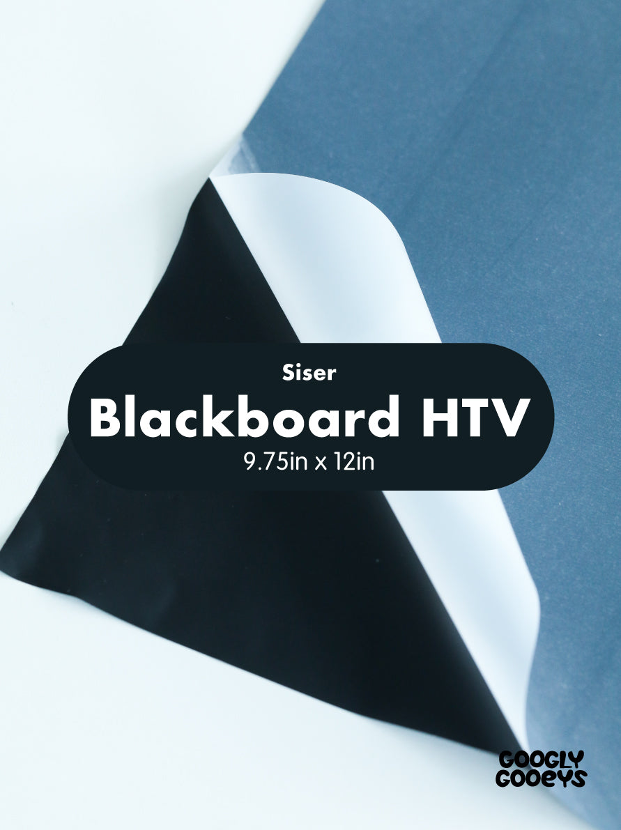 Siser Blackboard Heat Transfer Vinyl (HTV) Hot-Peel Iron-on for Shirts Bags Caps | A4 (9.75in x 12in)