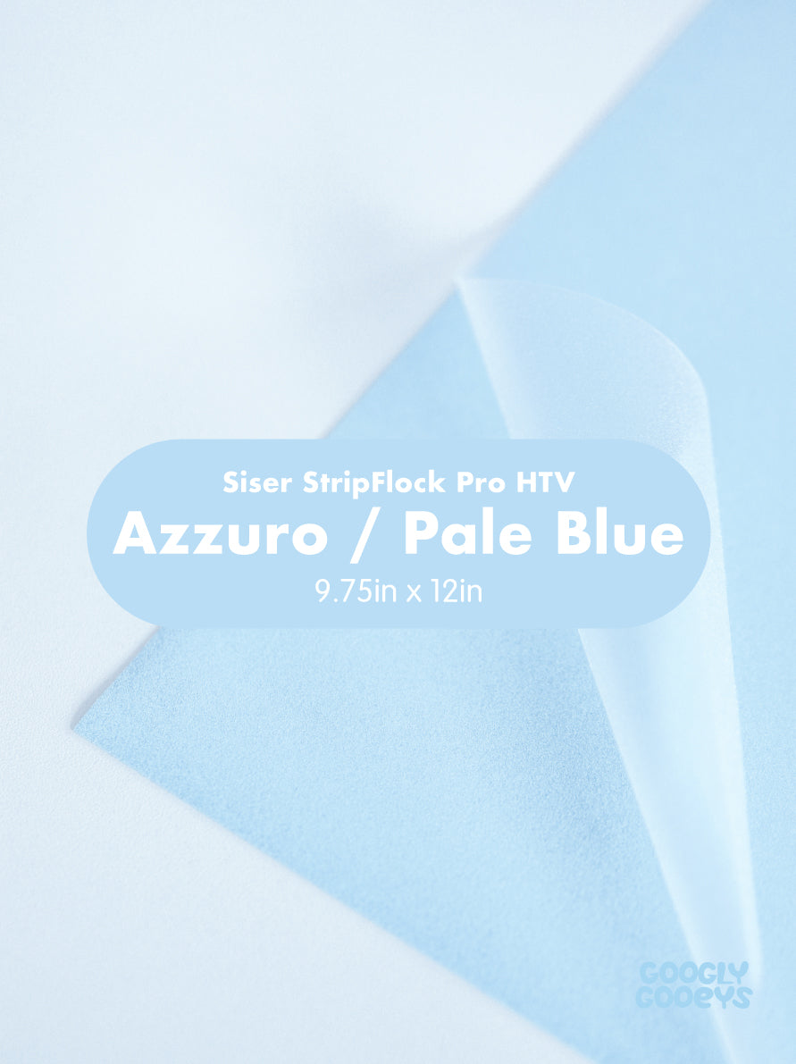 Siser StripFlock Pro Heat Transfer Vinyl (HTV) Hot Peel Iron-On for Shirts Bags Caps | 9.75in x 12in