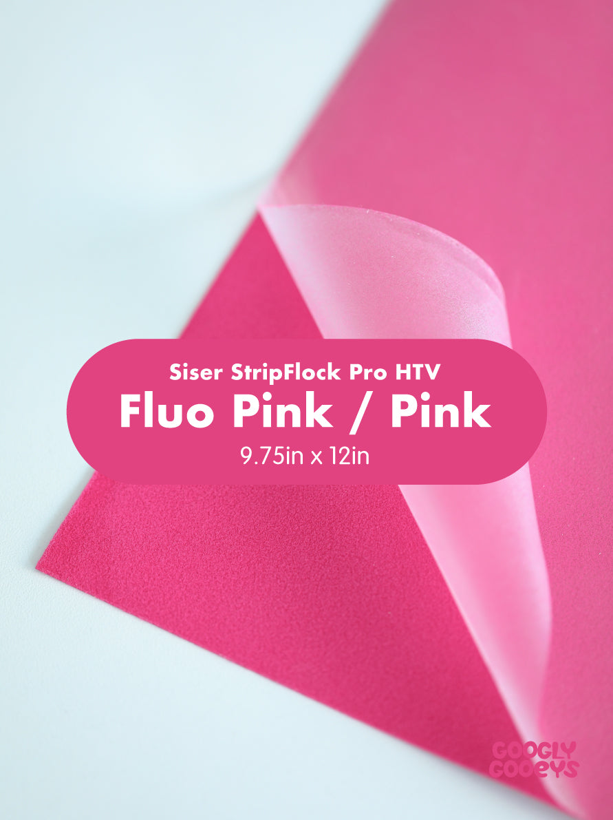 Siser StripFlock Pro Heat Transfer Vinyl (HTV) Hot Peel Iron-On for Shirts Bags Caps | 9.75in x 12in