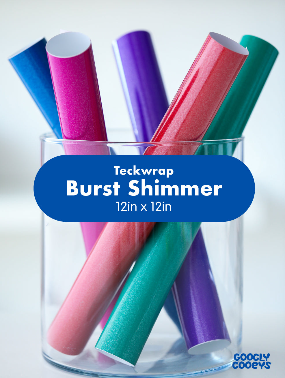 Teckwrap Burst Shimmer Adhesive Vinyl Stickers | 12in x 12in