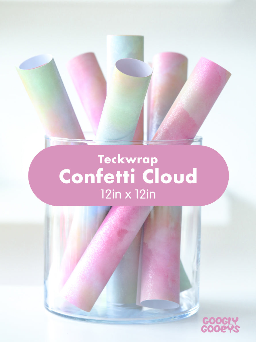 Teckwrap Glitter Adhesive Vinyl Stickers | 12in x 12in