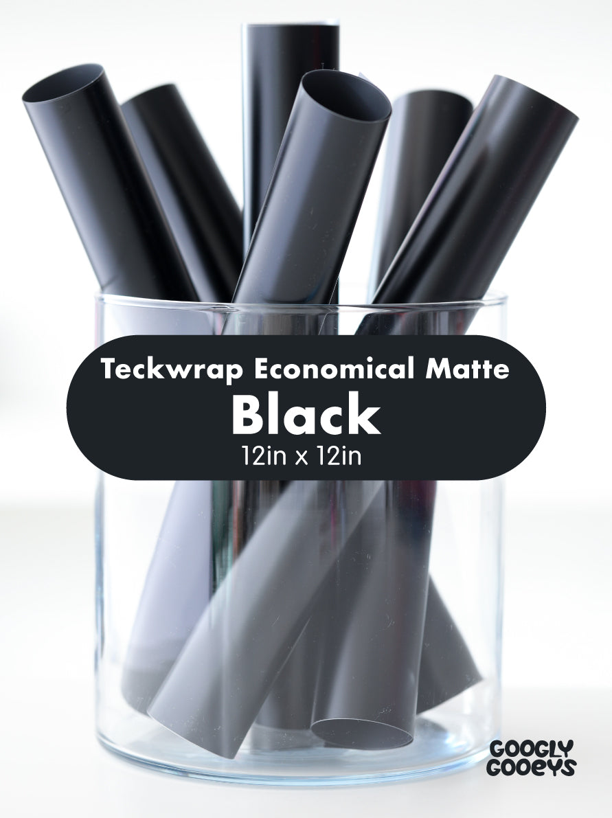Teckwrap Economical Matte Adhesive Vinyl Stickers | 12in x 12in