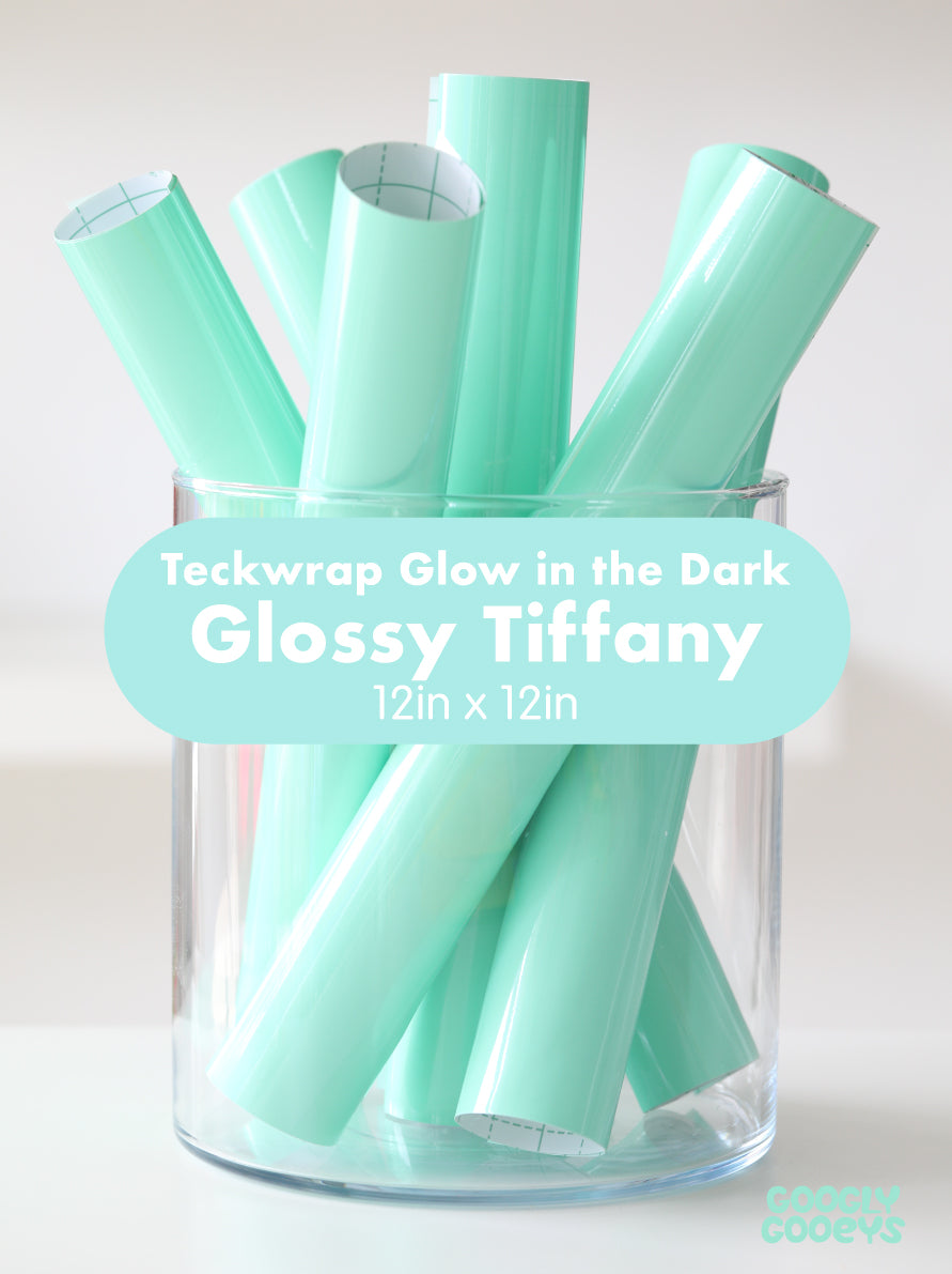 Teckwrap Glow in the Dark Adhesive Vinyl Stickers | 12in x 12in