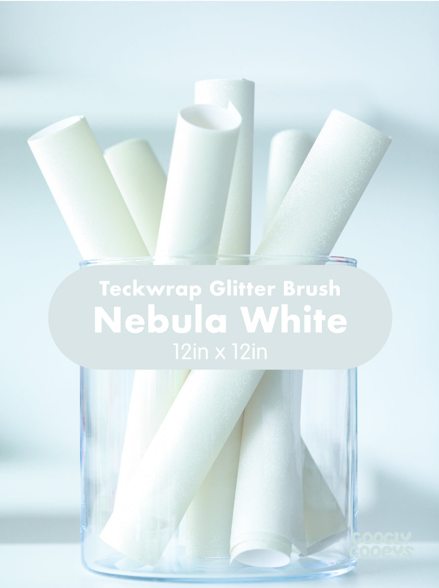 Teckwrap Glitter Brush Adhesive Vinyl Stickers | 12in x 12in