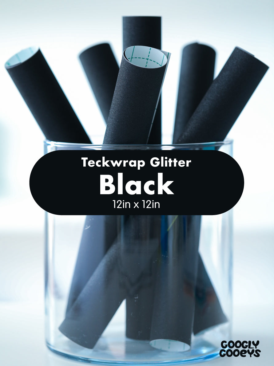 Teckwrap Glitter Adhesive Vinyl Stickers | 12in x 12in
