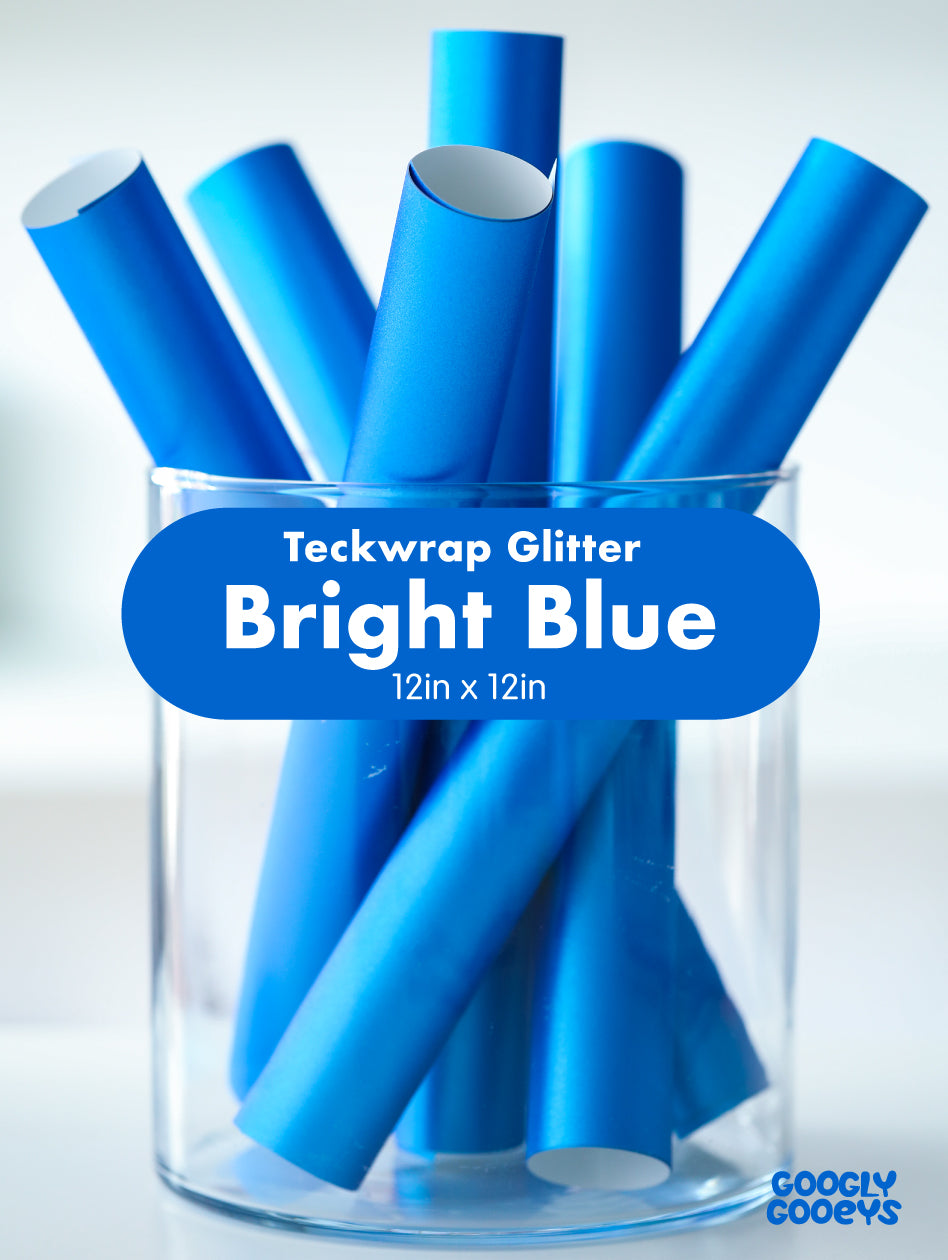 Teckwrap Glitter Adhesive Vinyl Stickers | 12in x 12in