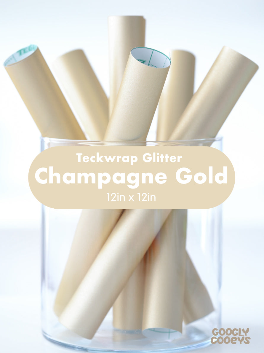 Teckwrap Glitter Adhesive Vinyl Stickers | 12in x 12in