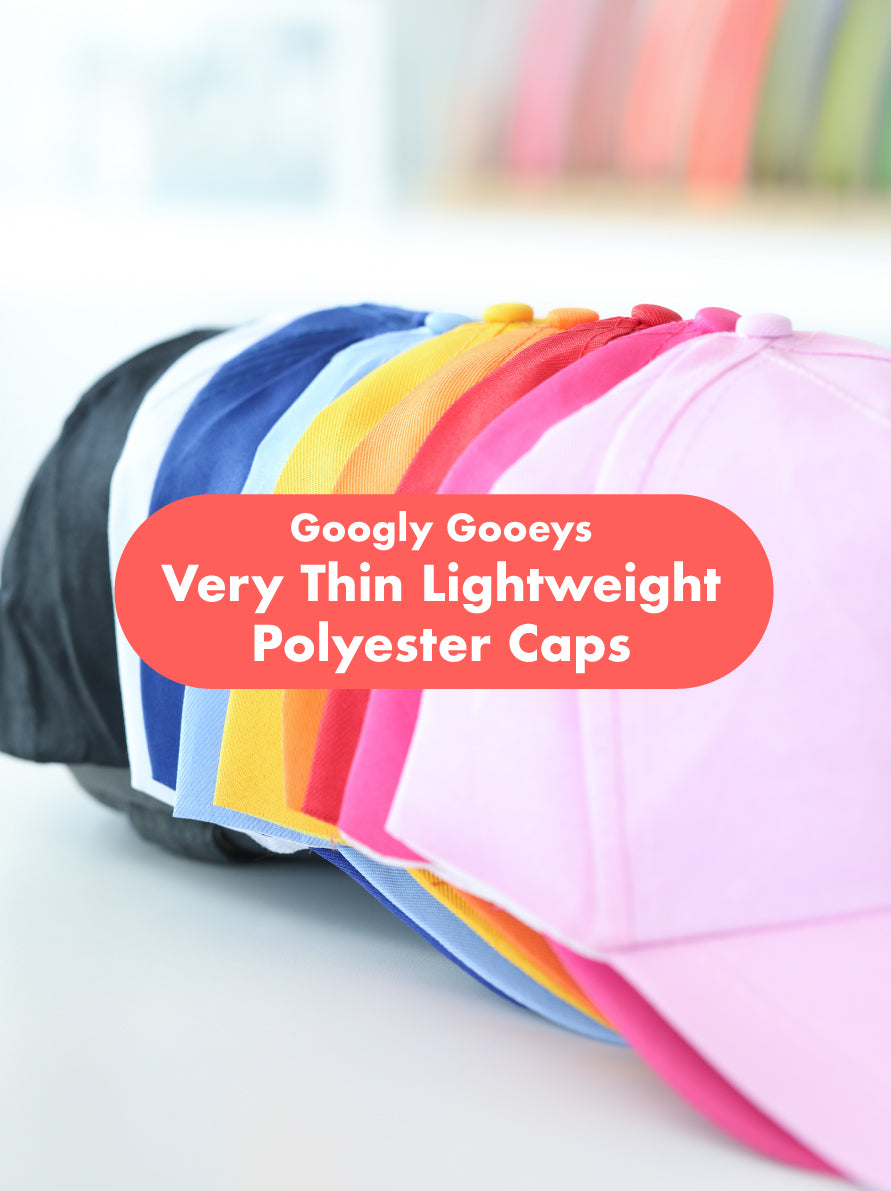 Very Thin Lightweight Polyester Caps