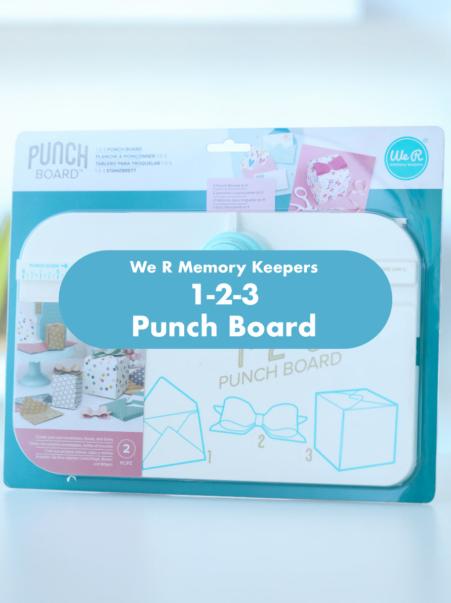 We R Memory Keepers 1-2-3 Punch Board